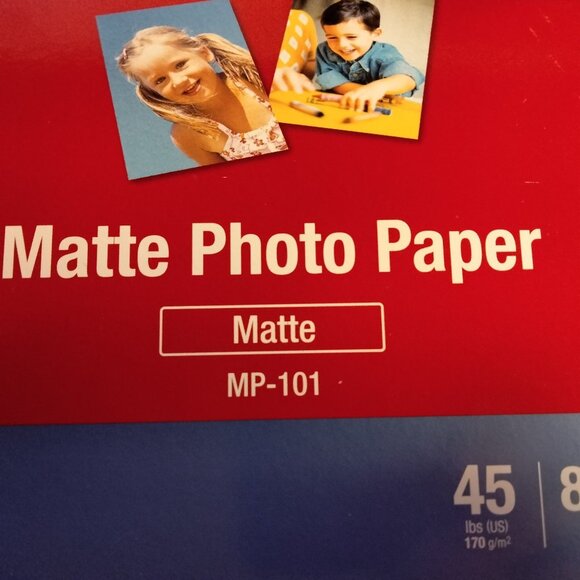 Canon PIXMA Matte Photo Paper MP 101 Sheets Inkjet Art Crafts - Picture 4 of 8